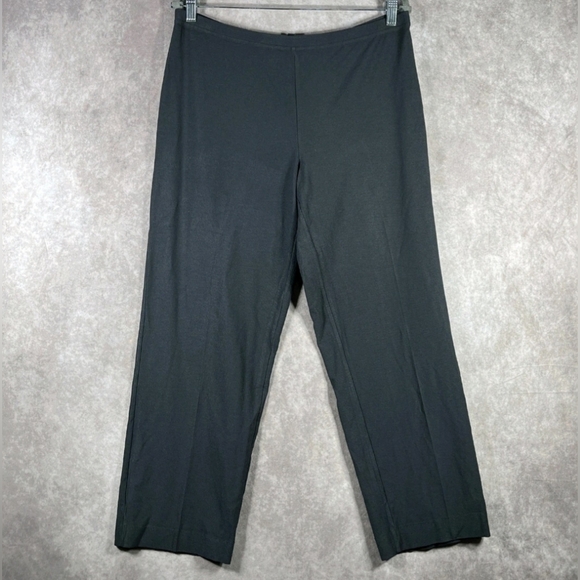 Eileen Fisher Charcoal Trousers Size M - Picture 1 of 3